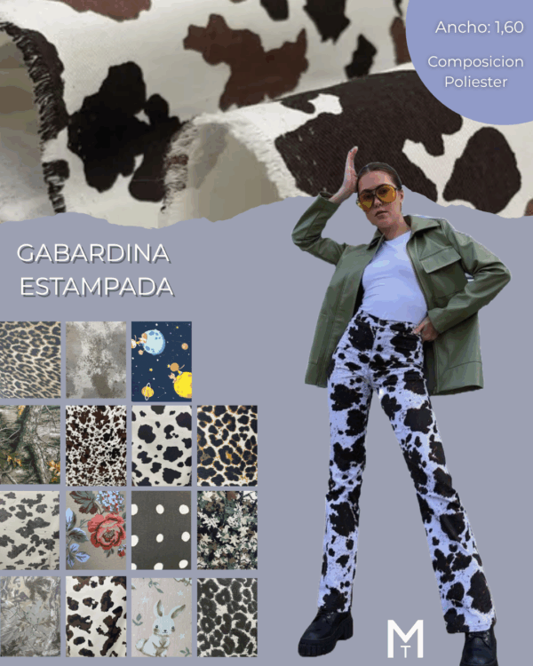 Gabardina Estampada